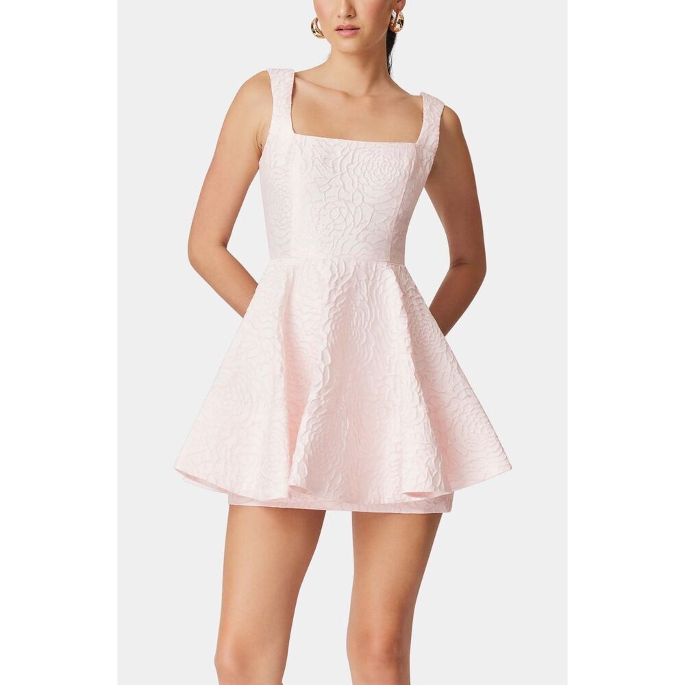 Elliatt Deanna Mini Dress in Pink Dinner cocktail Party Wedding Dress size S NWT